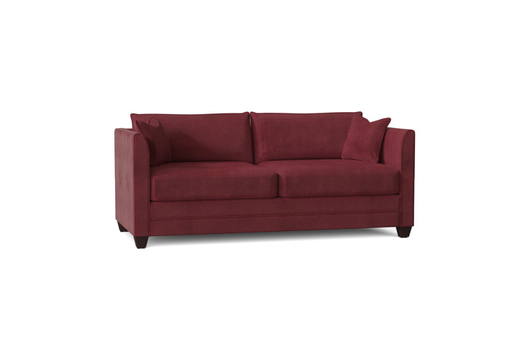 Red couch online wayfair